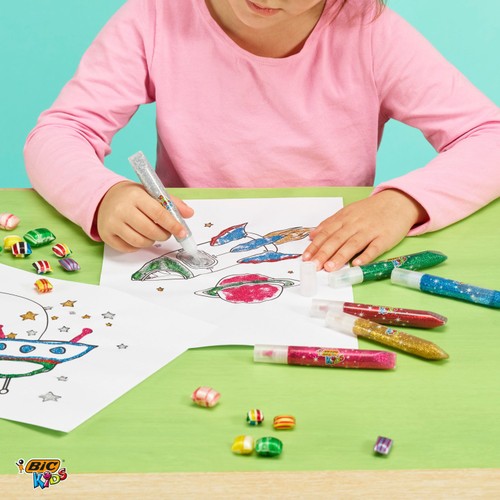 BIC Kids Metallic Glitter Glue Pack thumbnail 3