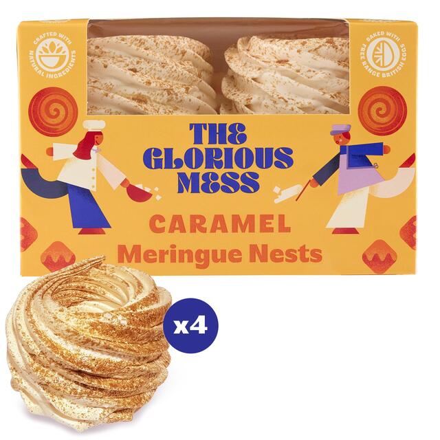 The Glorious Mess Caramel Meringue Nests thumbnail 2