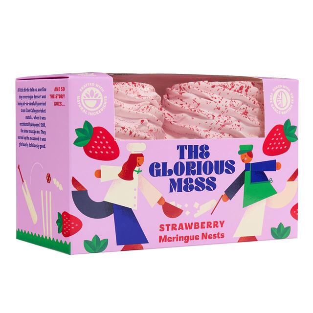 The Glorious Mess Strawberry Meringue Nests thumbnail 3