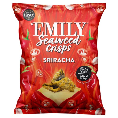 Emily Sriracha Seaweed Crisps 18g