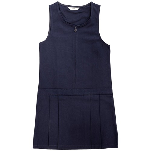 M&S Pleated Pinafore, 5-6 Years, Navy
