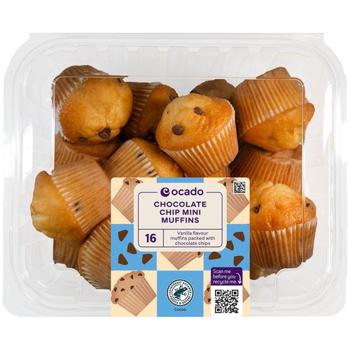 Ocado Chocolate Chip Mini Muffins thumbnail 2