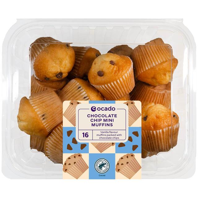 Ocado Chocolate Chip Mini Muffins thumbnail 2