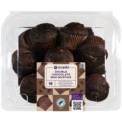 Ocado Double Chocolate Mini Muffins