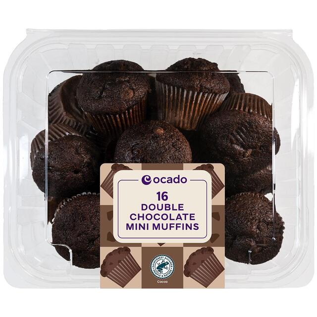 Ocado Double Chocolate Mini Muffins