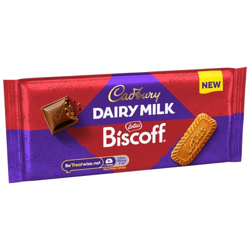 Cadbury Dairy Milk Biscoff Biscuit Chocolate Bar thumbnail 2