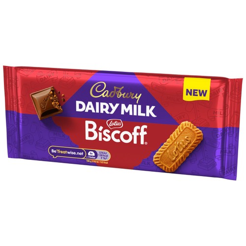 Cadbury Dairy Milk Biscoff Biscuit Chocolate Bar thumbnail 3