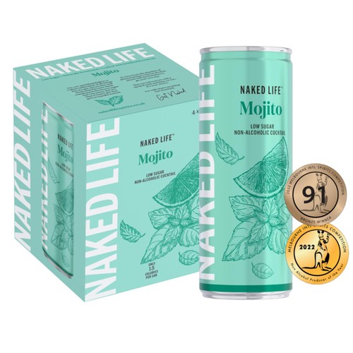 Naked Life Non-Alcoholic Cocktail Mojito Spritz