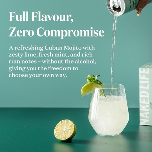 Naked Life Non-Alcoholic Cocktail Mojito Spritz thumbnail 3