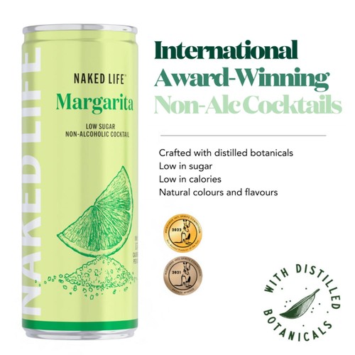 Naked Life Non-Alcoholic Cocktail Margarita thumbnail 2