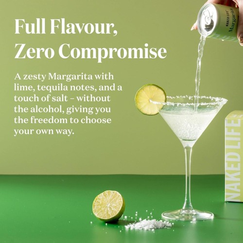 Naked Life Non-Alcoholic Cocktail Margarita thumbnail 3