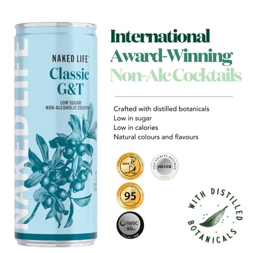 Naked Life Non-Alcoholic Cocktail Classic G&T thumbnail 2