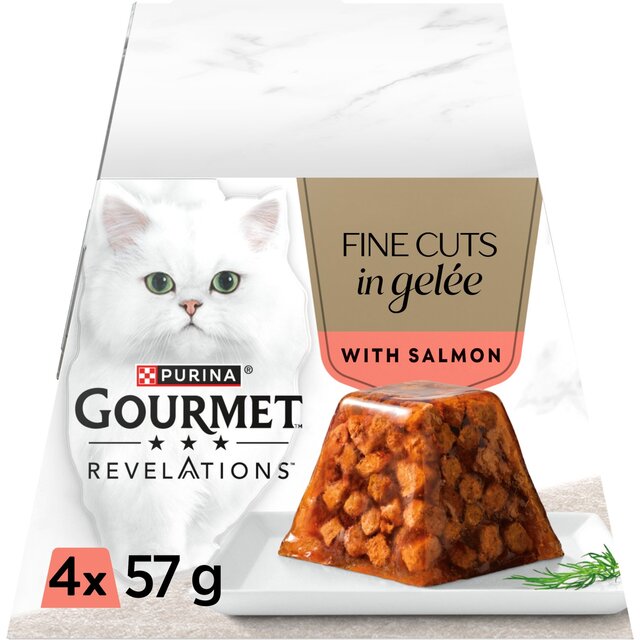 Gourmet Revelations Fine Cuts Salmon Wet Cat Food