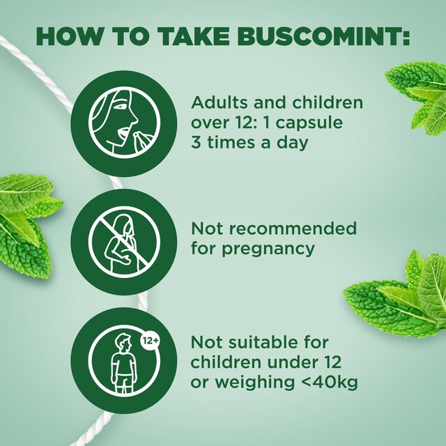 Buscomint 0.2 ml Peppermint Oil IBS Multi Symptom Treatment thumbnail 7