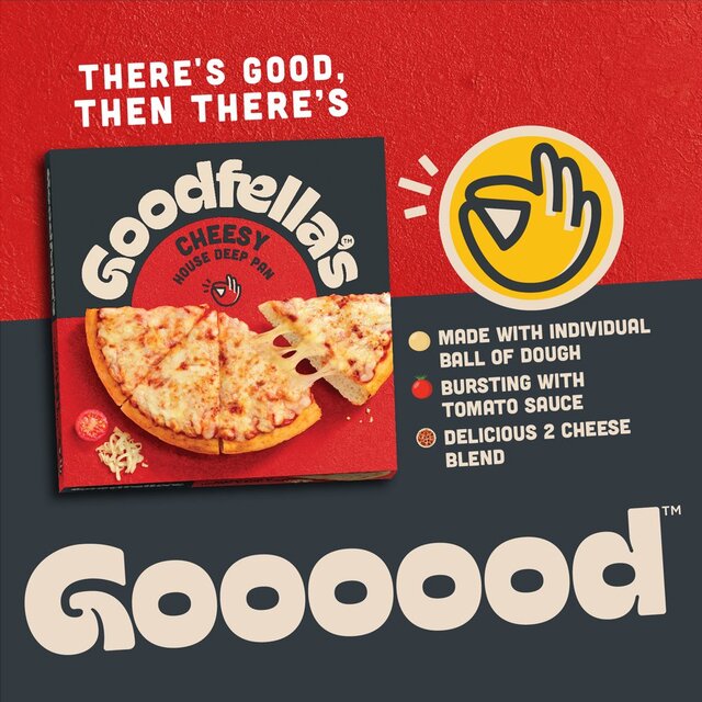 Goodfella's Deep Pan Cheesy Pizza 421g thumbnail 2