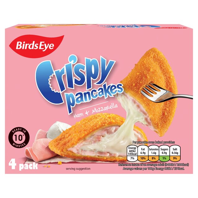 Birds Eye 4 Crispy Pancakes Ham & Mozzarella