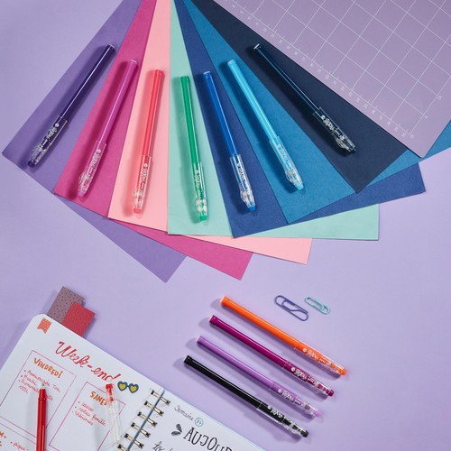 Pilot FriXion Ball Stick Medium Line Colour Pens 6pk Wallet - Assorted thumbnail 7