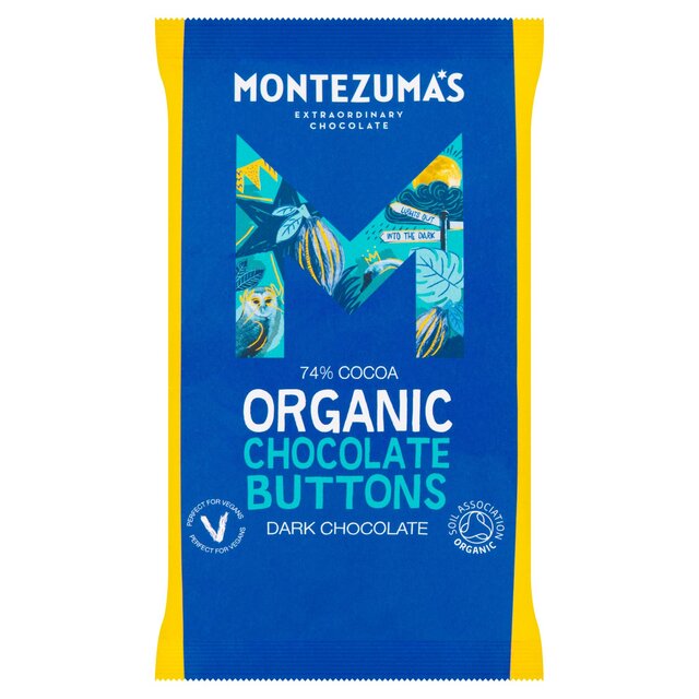 Montezuma's Organic Dark Chocolate Buttons