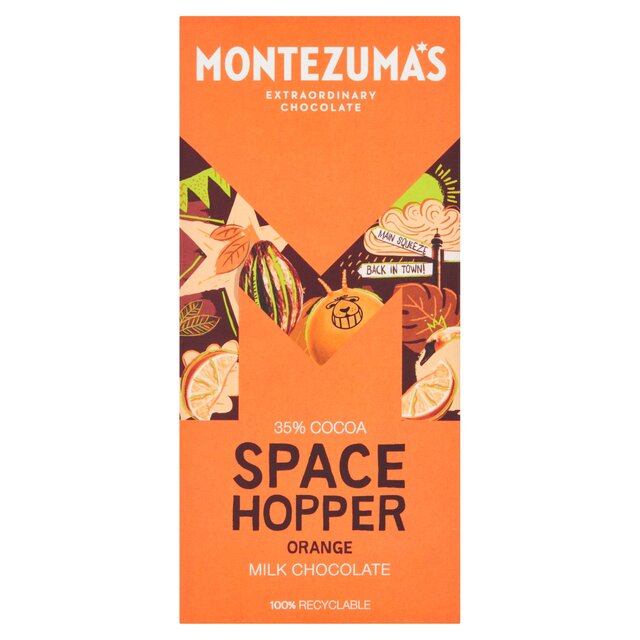 Montezuma's Milk Chocolate and Orange Bar