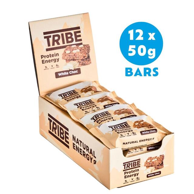 TRIBE Protein Energy Flapjack White Choc Chip Energy