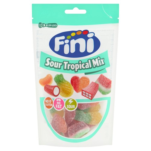 Fini Sour Tropical Mix Assorted Gummy Jellies & Fruit Flavoured Candies