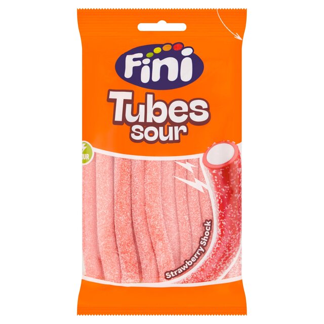 Fini Sour Strawberry Fruit Flavoured Candy Tubes