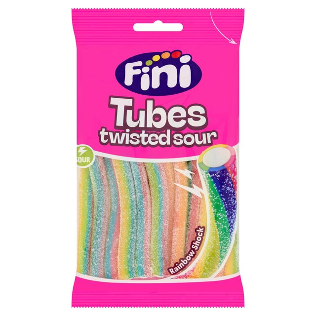 Fini Sour Rainbow Fruit Flavoured Candy Tubes