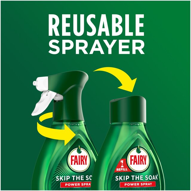 Fairy Skip The Soak Power Spray Refill Lemon thumbnail 5