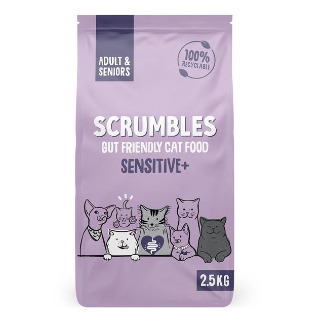 Scrumbles Dry Cat Food Sensitive+