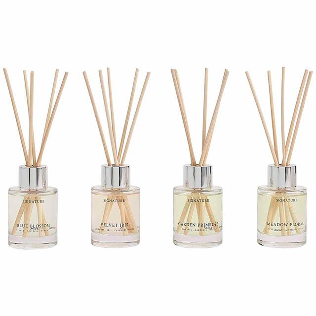 M&S Signature Set of 4 40ml Mini Diffusers One Size Multi thumbnail 2