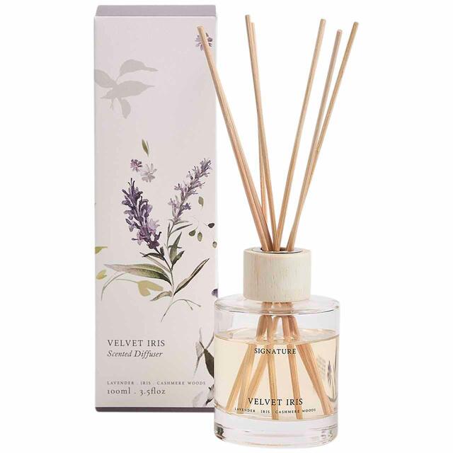 M&S Signature Velvet Iris Diffuser One Size Purple Mix