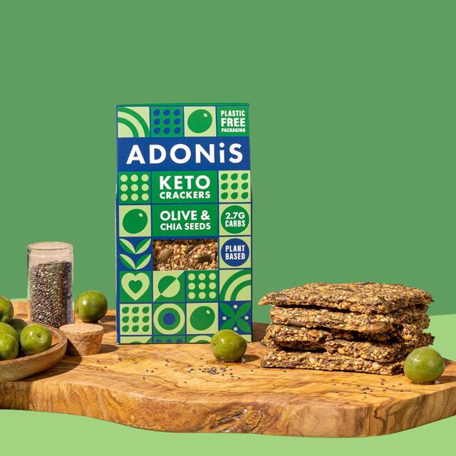 ADONiS Olive & Chia Seed Keto Cracker thumbnail 2