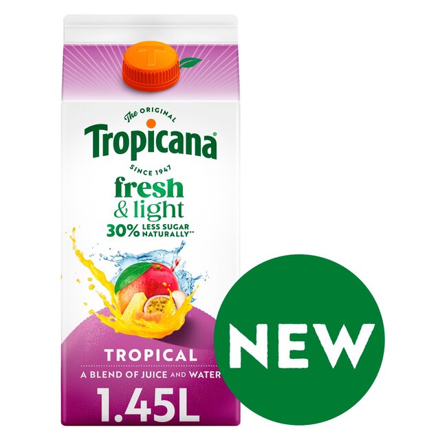 Tropicana Fresh & Light Tropical 1.45L