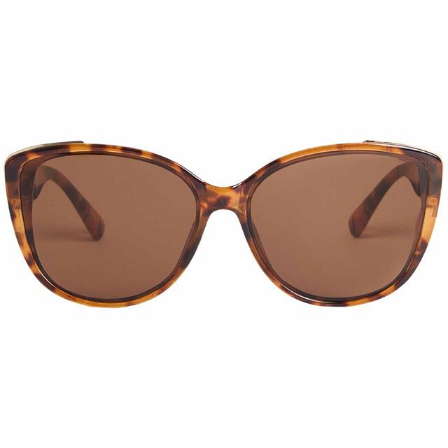 M&S Womens Collection Cat Eye Sunglasses, Brown