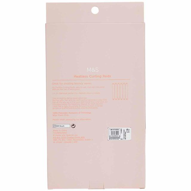 M&S Bloom Accessories Six Piece Heatless Curling Rod Set thumbnail 2