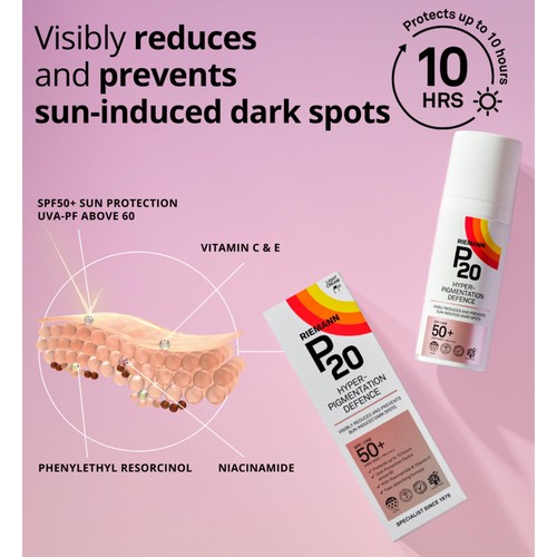 Riemann P20 Hyperpigmentation Face SPF 50+ Sun Cream thumbnail 3