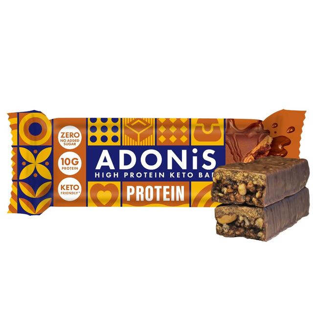 ADONiS Peanut Caramel Keto Protein Bar thumbnail 2