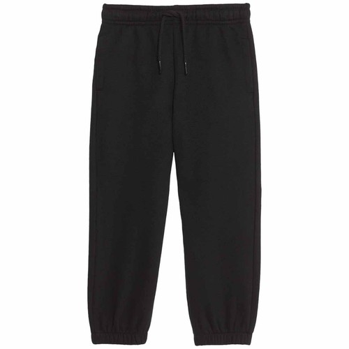 M&S Boys Cotton Rich Plain Joggers, 4-5 Years, Black