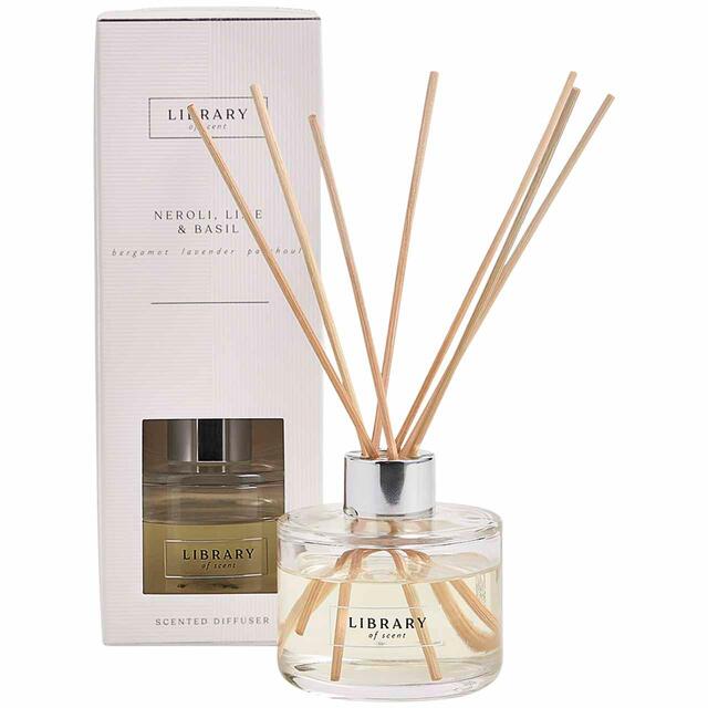 M&S Neroli, Lime & Basil Diffuser, White thumbnail 2