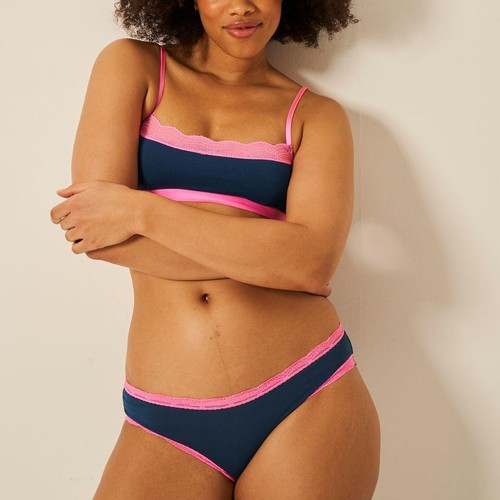 Stripe & Stare The Original Knicker Three Pack, Midnight Neon, XL thumbnail 2