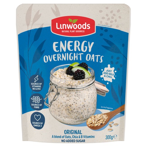 Linwoods Overnight Oats Original Energy thumbnail 2