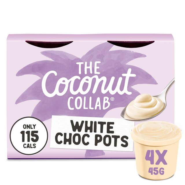 The Coconut Collab Dairy Free White Choc Pots