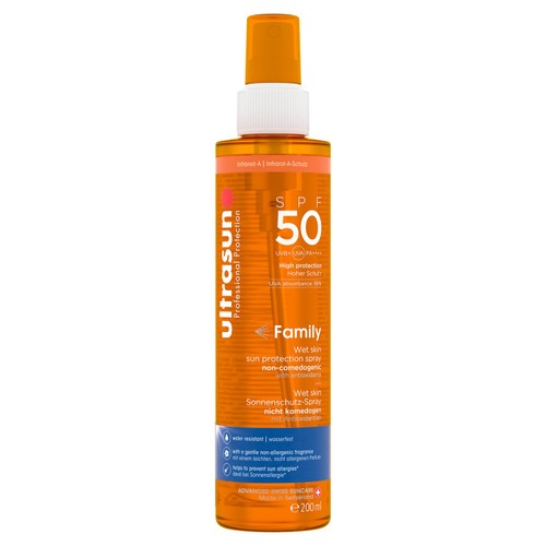 Ultrasun Family Wet Skin Spray SPF50