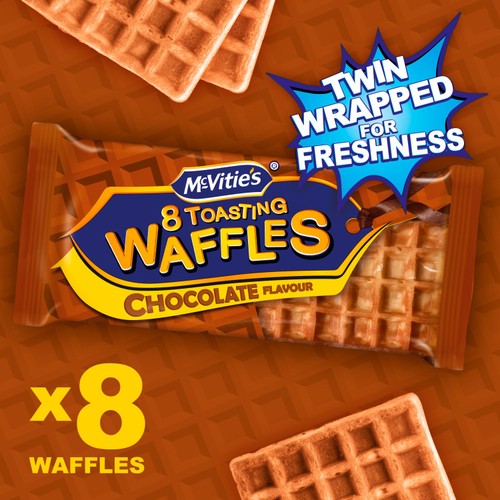 McVitie's Toasting Waffles Chocolate Flavour Multipack thumbnail 3