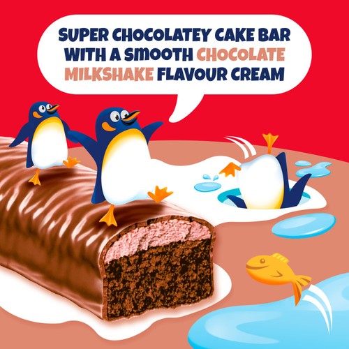McVitie's Penguin chocolate milkshake cake bar thumbnail 2