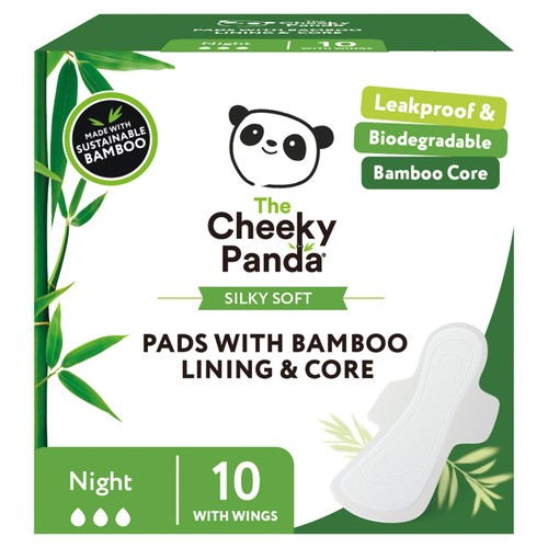 The Cheeky Panda Night Pads with Bamboo Core