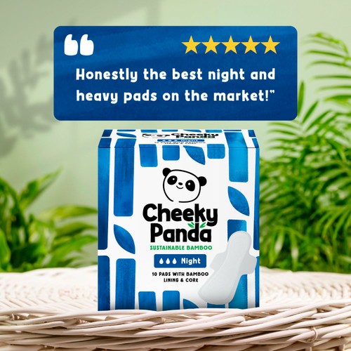 The Cheeky Panda Night Pads with Bamboo Core thumbnail 9