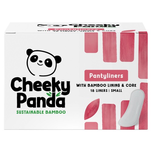 The Cheeky Panda Pantyliners with Bamboo Core