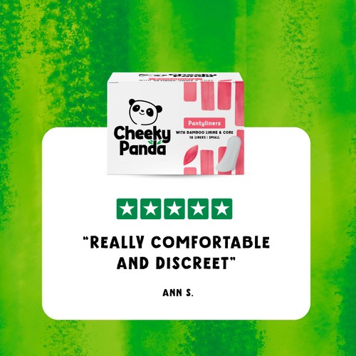 The Cheeky Panda Pantyliners with Bamboo Core thumbnail 3