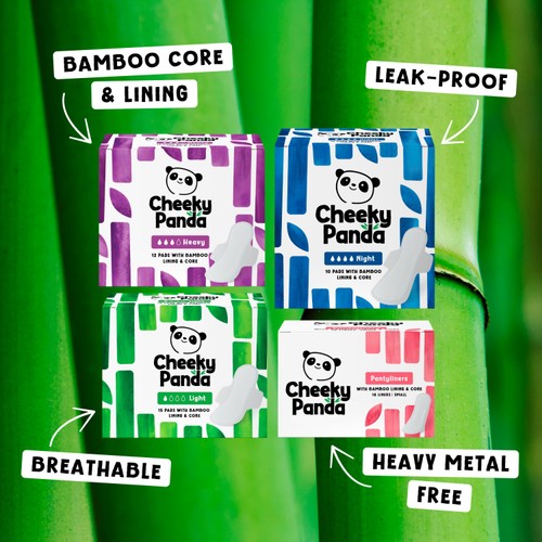 The Cheeky Panda Pantyliners with Bamboo Core thumbnail 6